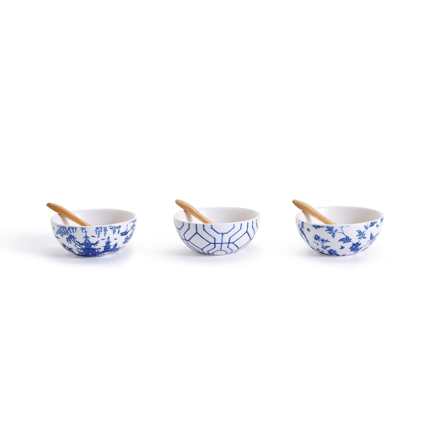 Chinoiserie Bowl with Spoons