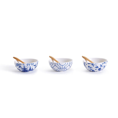 Chinoiserie Bowl with Spoons