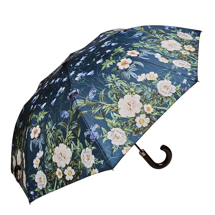 Blue Flower Garden Umbrella