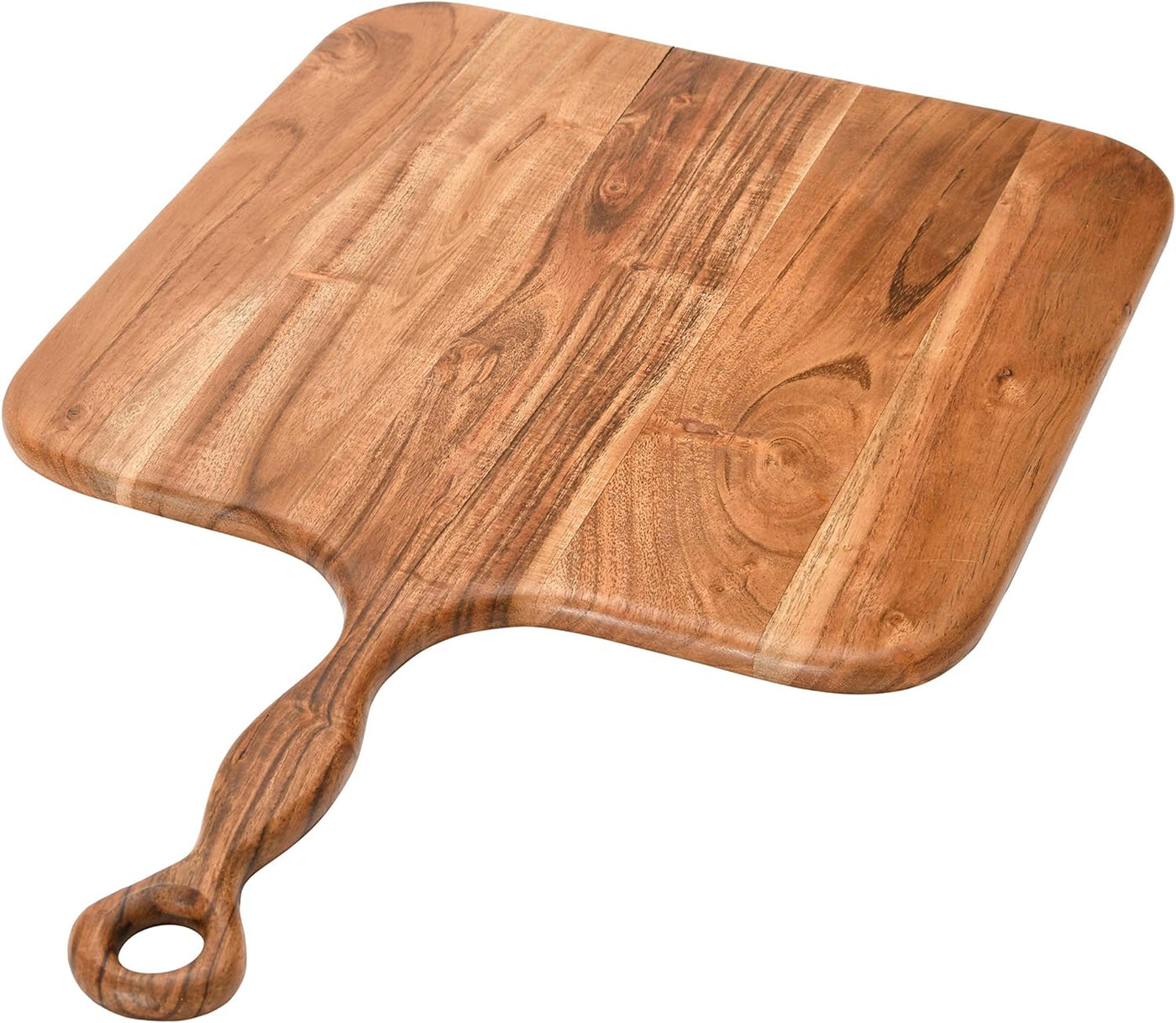 Acacia Wood Cheese Board, Natural Finish