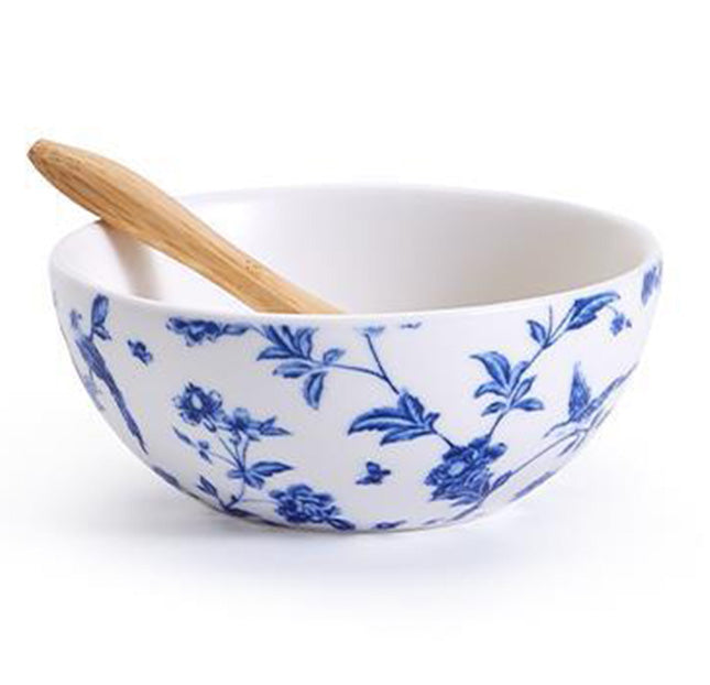 Chinoiserie Bowl with Spoons