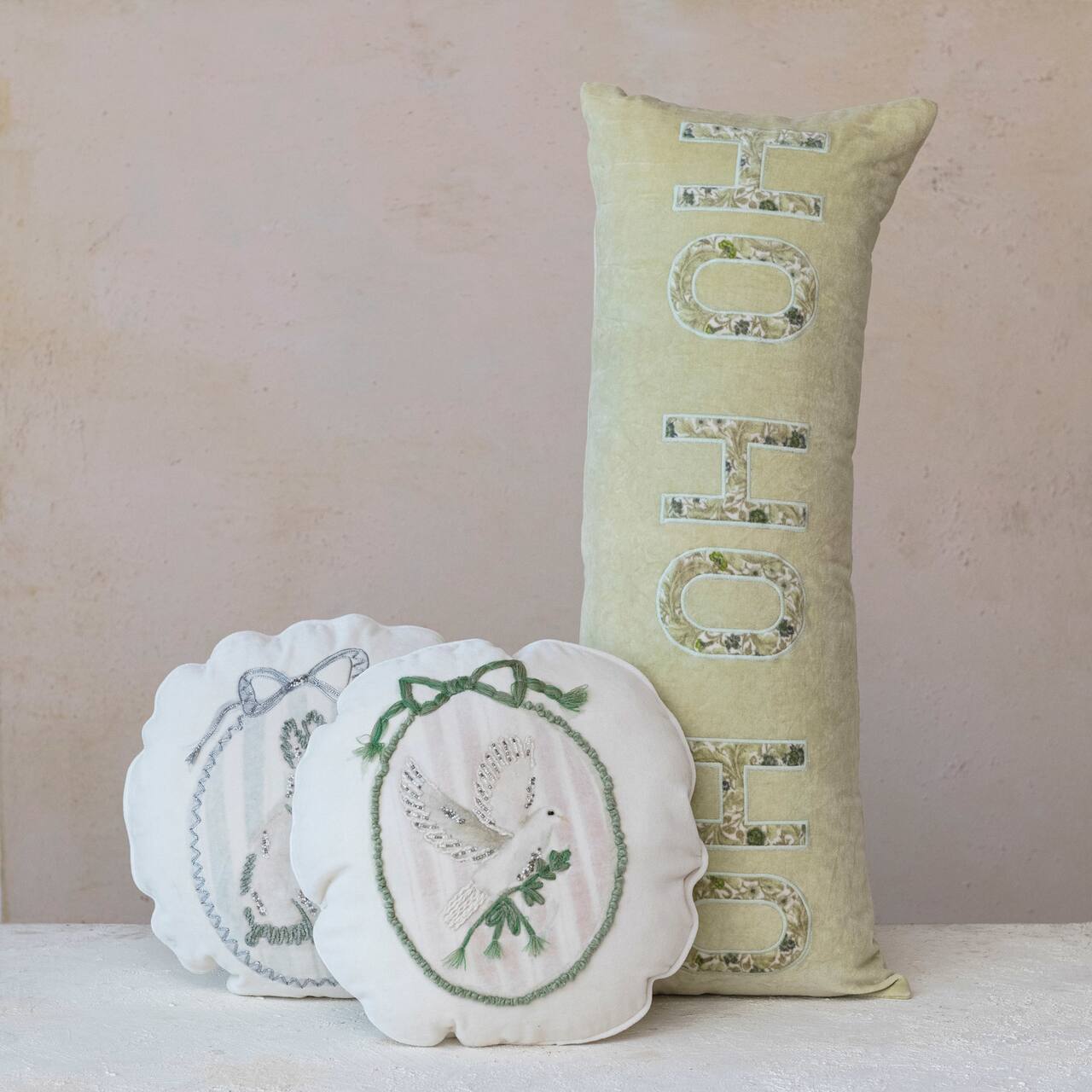 "Ho Ho Ho" Lumbar Pillow