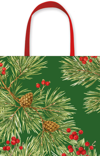 Evergreen and Berries Gift Bag