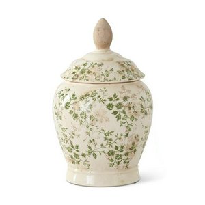 Floral Ceramic Container