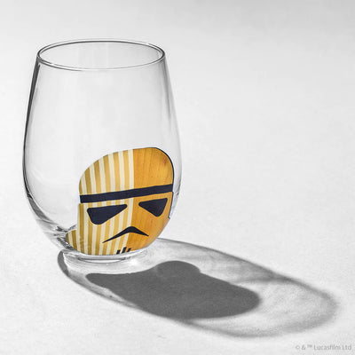 Star Wars Helmet Stemless Wine Glasses