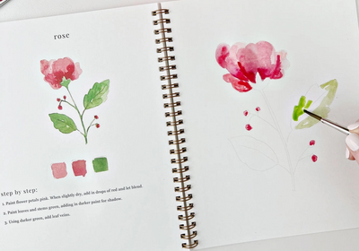 Watercolor Workbook - Flowers