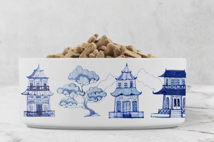 Chinoiserie Pet Bowl