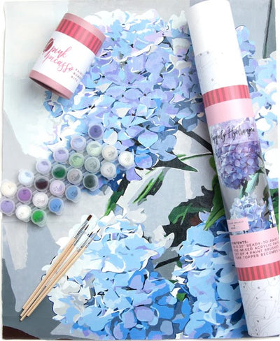 Happily Hydrangea - Paint by Number
