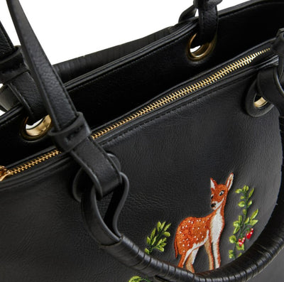 Fawn Embroidered Tote