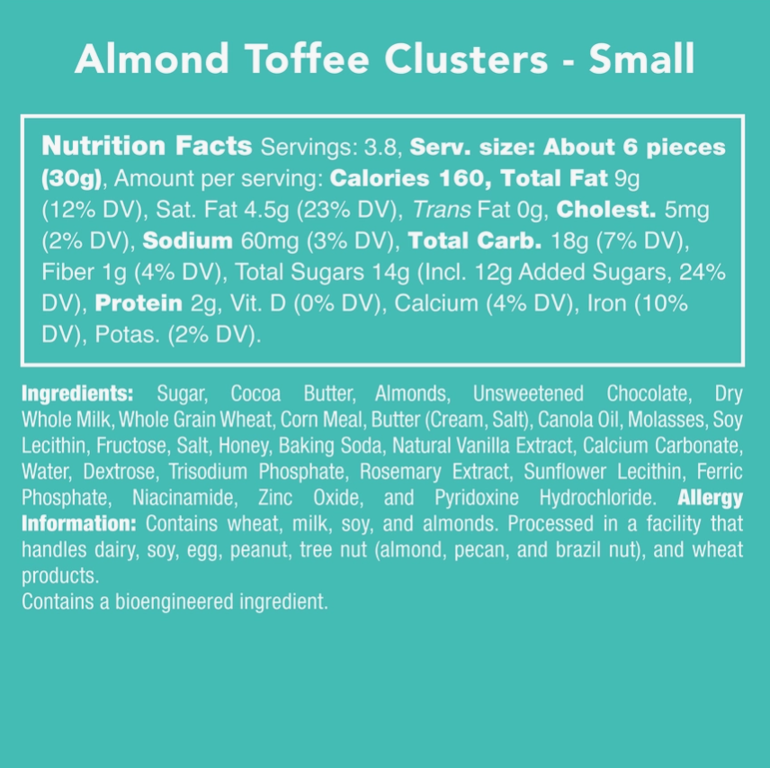 Almond Toffee Clusters - Sweets