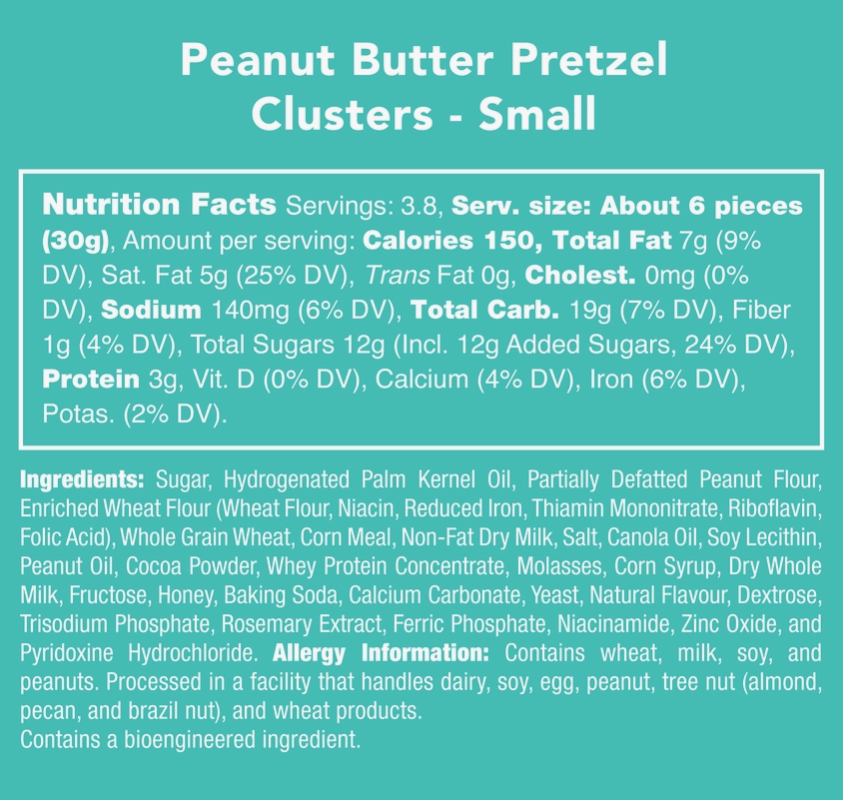 Peanut Butter Pretzel Clusters - Sweets