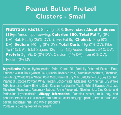 Peanut Butter Pretzel Clusters - Sweets