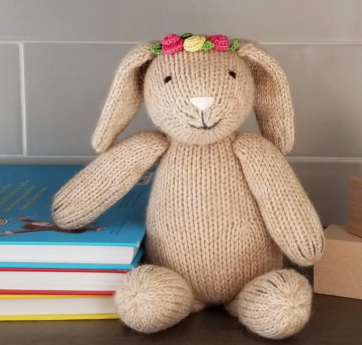 Bunny with Flowers