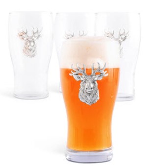 Elk Head Pint Glasses