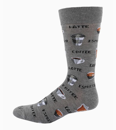 Coffee Time Crew Socks
