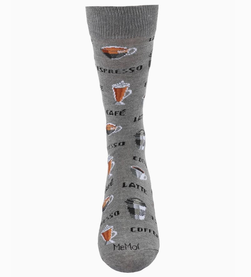 Coffee Time Crew Socks