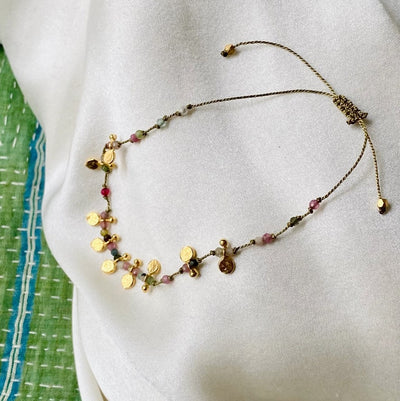 Tourmalines and Tassels Bracelet