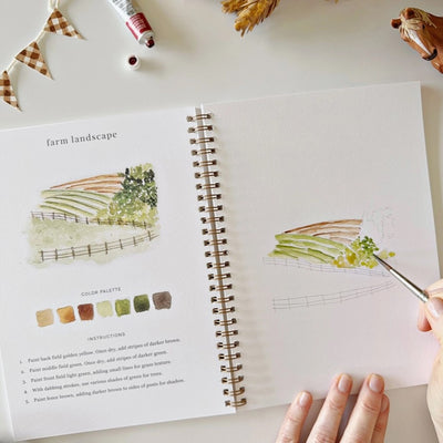 Watercolor Workbook - Farm