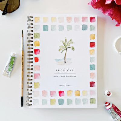 Watercolor Workbook - Tropical