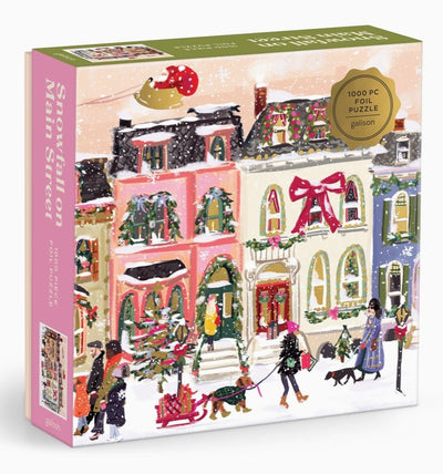 Snowfall On Main Street Puzzle