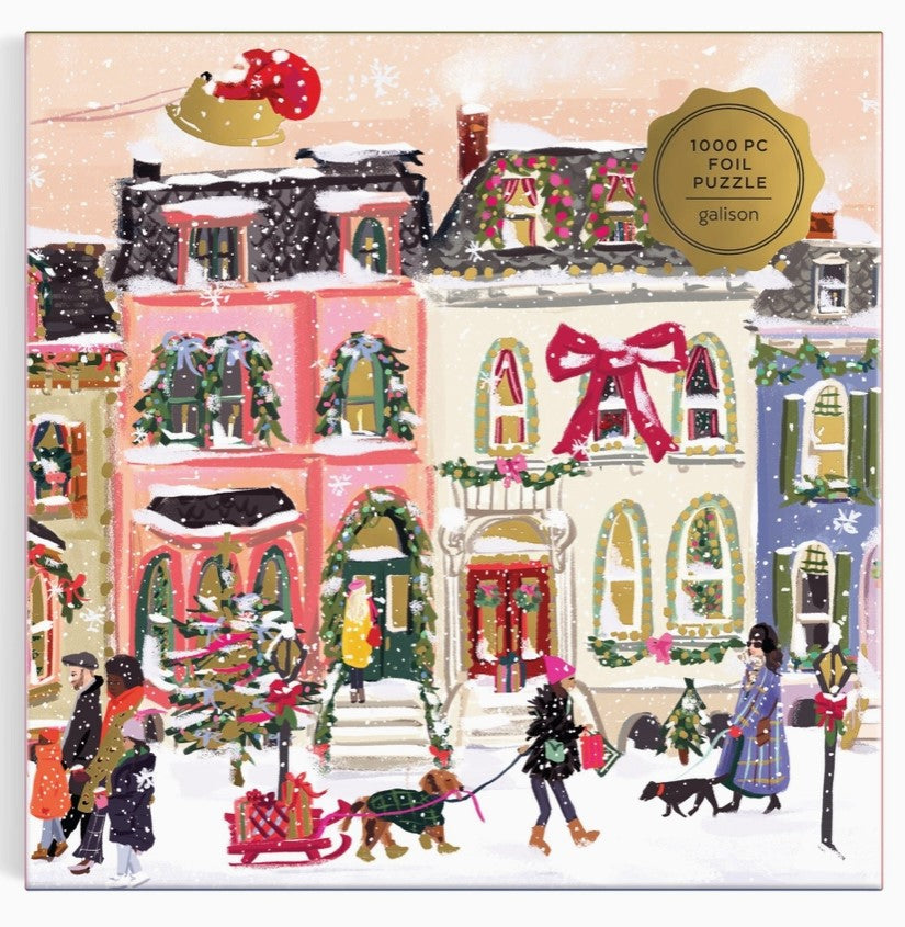 Snowfall On Main Street Puzzle