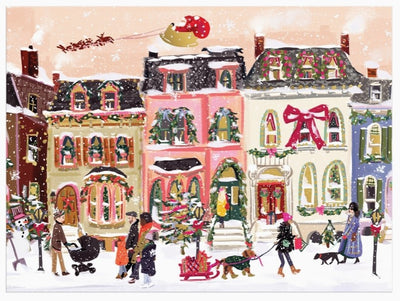 Snowfall On Main Street Puzzle