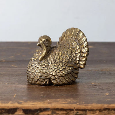 Golden Turkey Statuette