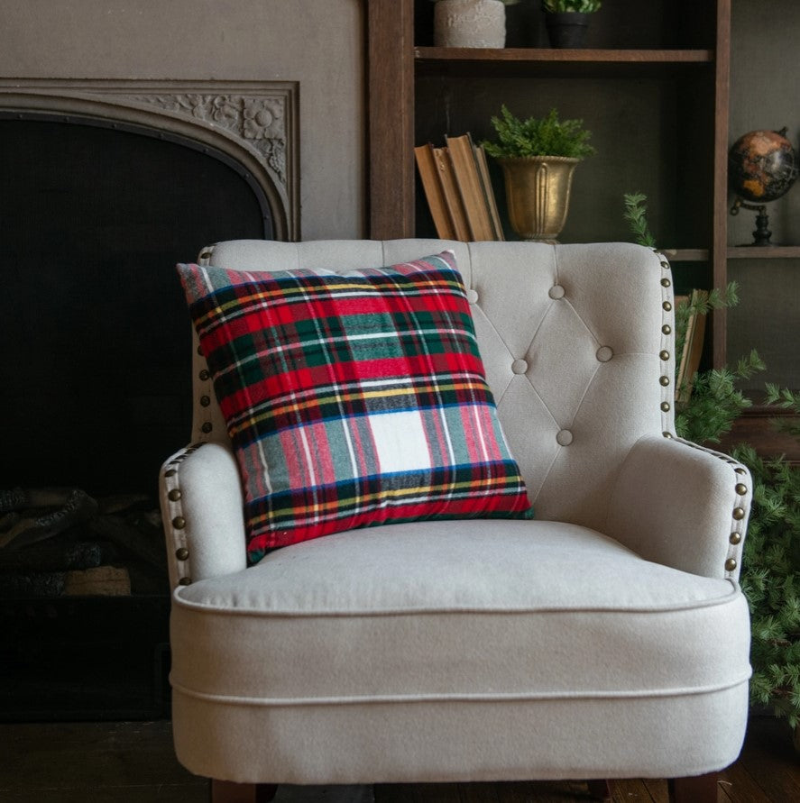 Tartan Throw Pillow