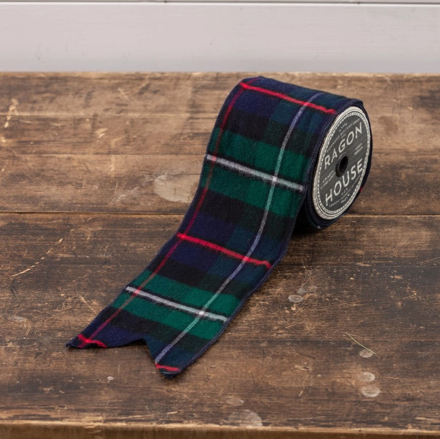 Green Tartan Ribbon