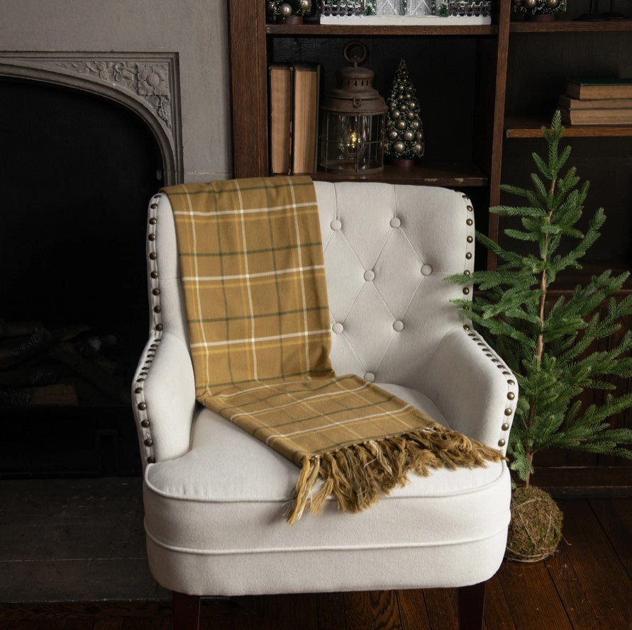 Plaid Throw Blanket