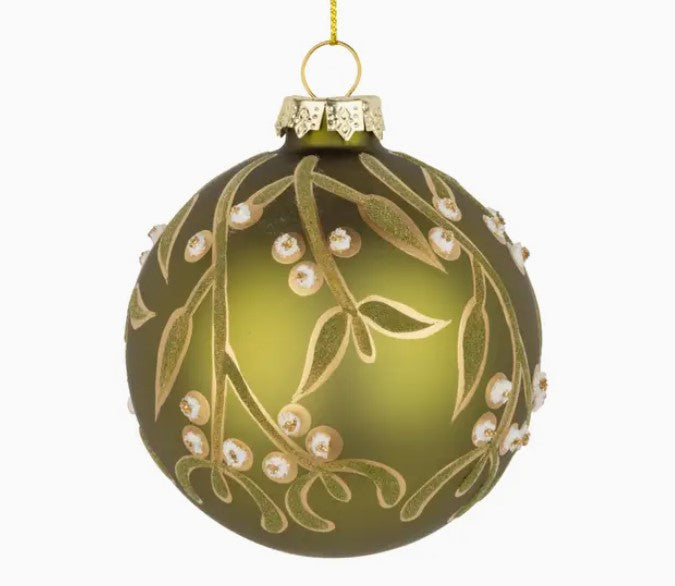Mistletoe Orb Ornament