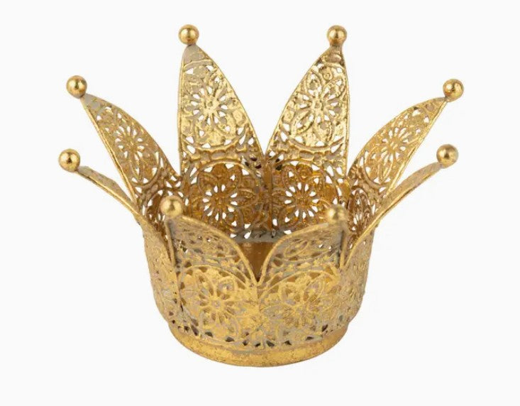Filigree Crown Candle Holder