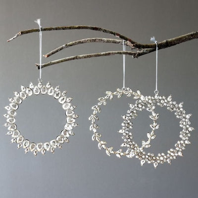 Rhinestone Wreath Ornament