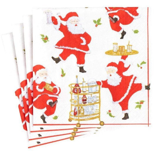 Cocktails with Santas Cocktail Napkin