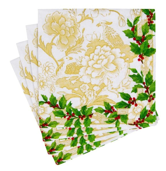 Holly Ceramic Cocktail Napkin