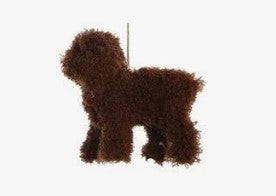 Furry Poodle Ornament
