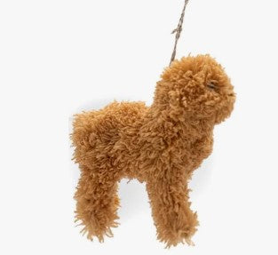 Furry Poodle Ornament