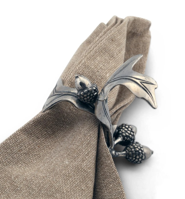 Acorn & Oak Leaf Napkin Ring