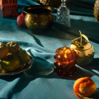 Gilded Fruit Candle