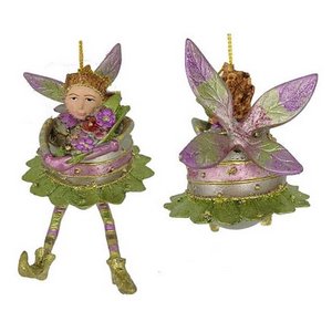 Fairy with Bouquet Ornament