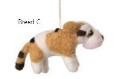 Felt Dog Ornament