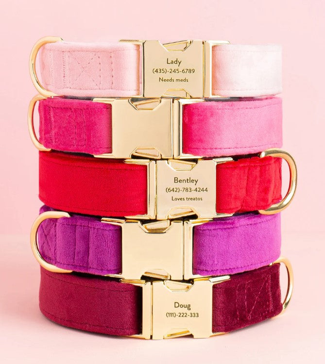 Velvet Dog Collar