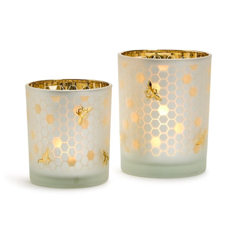 Golden Bee Candle Holder