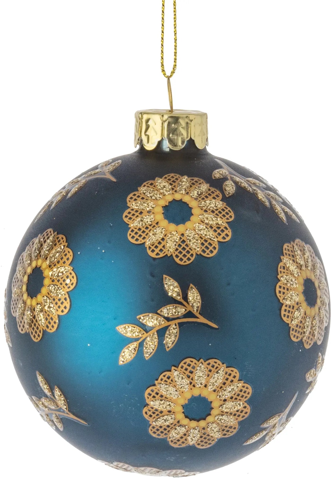 Lacy Flower Ball - Holiday Ornament
