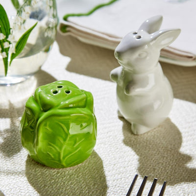 Bunny and Cabbage Salt and Pepper Shaker