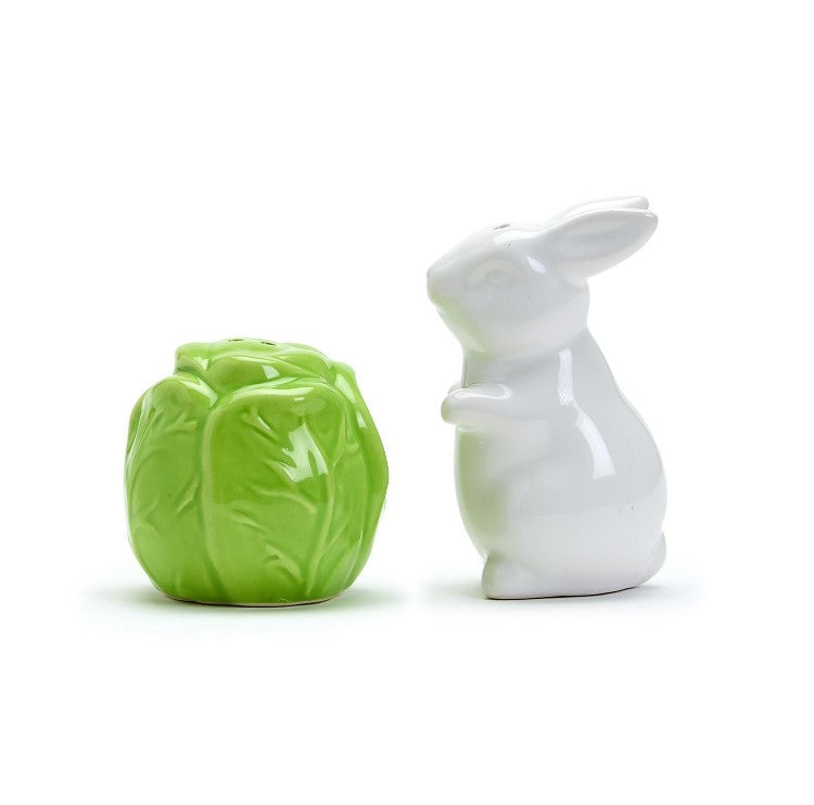 Bunny and Cabbage Salt and Pepper Shaker
