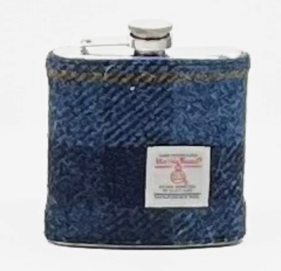 Harris Tweed Hip Flask