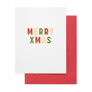 Colorful Merry Christmas Card