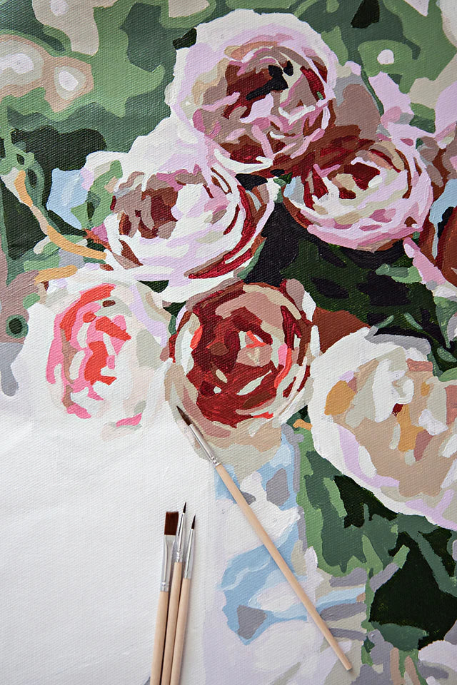 Mail Me Roses - Paint by Number