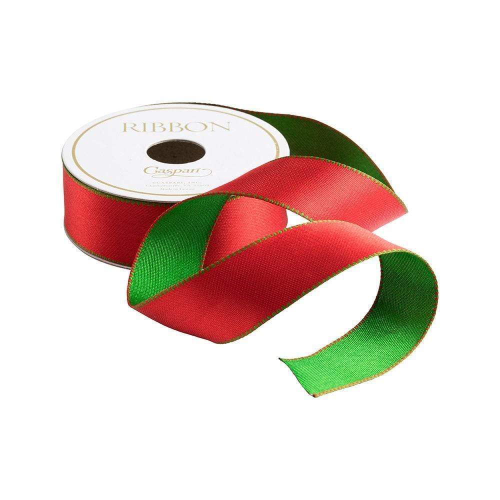 Satin Red/Green Reversible Ribbon – AKInteriorDesign